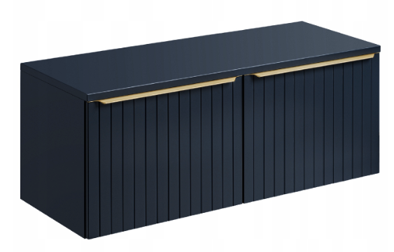 Blat baie, diferite dimensiuni, MDF bleumarin, pentru masti cu lavoar aplicat, gama Santa Fe Deep Blue, COMAD [2]