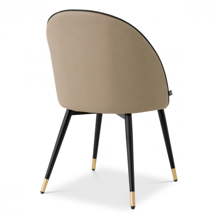   Scaun de dining Cooper din piele ecologică bej set de 2 116571 EICHHOLTZ [6]