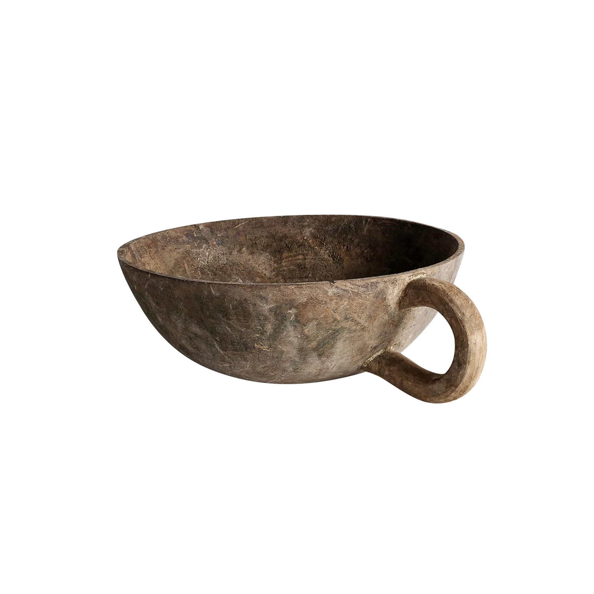 Bol Decorativ din Lemn de Mango, Maro, 34x27x10 cm, Stil Etnic - VicalHome 35379 [5]