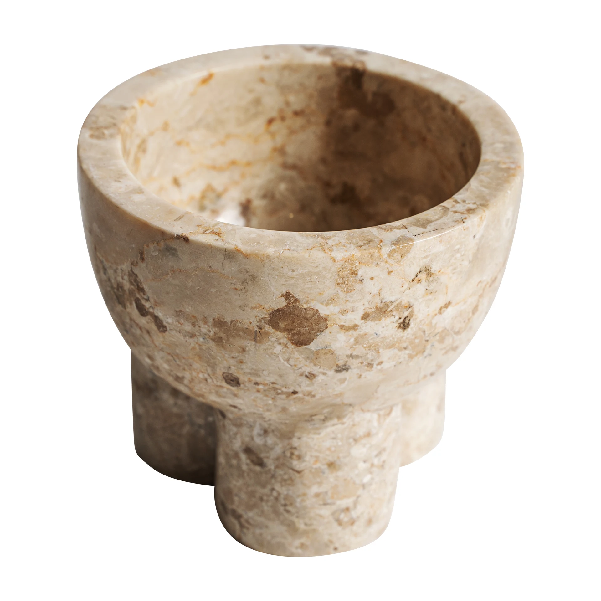 Bol Decorativ din Marmura, Bej, 14x14x13 cm - VicalHome 36621 [8]
