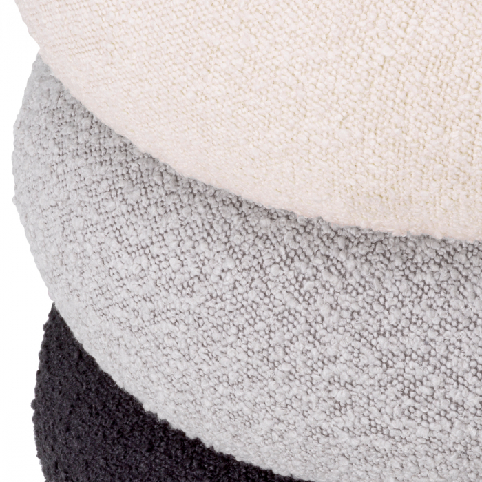   Taburet Tulum bouclé crem gri negru 116555 EICHHOLTZ [4]