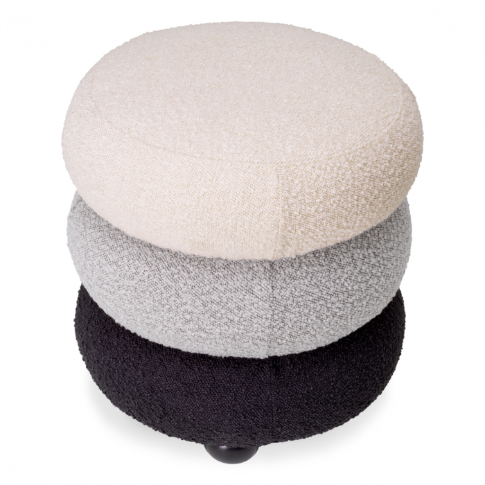   Taburet Tulum bouclé crem gri negru 116555 EICHHOLTZ [2]