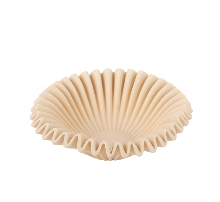 Bol Nessa 20,5x7x20,5 cm, Plastic Bej - SHP [2]