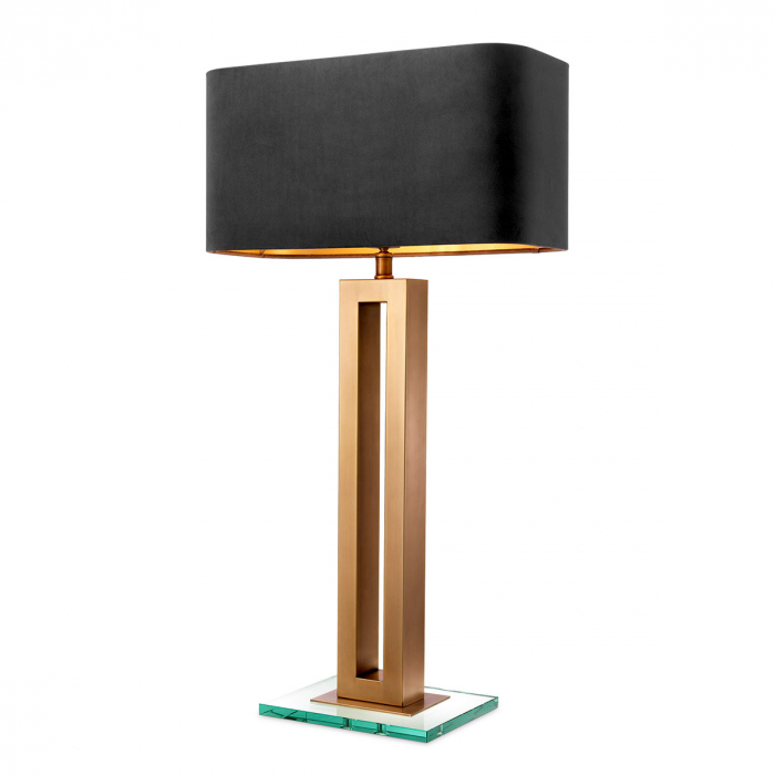   Lampă de masă Cadogan finisaj din alamă antică inclusiv abajur 113048 EICHHOLTZ [1]