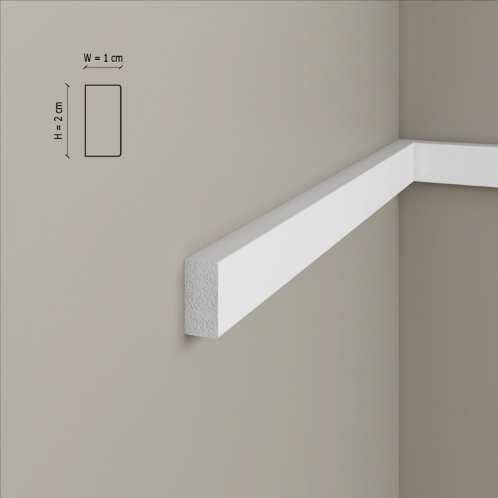 Brau decorativ din polimer rigid B7 - 2x1x200 cm [3]