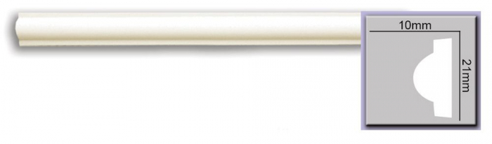 Brau decorativ din poliuretan CR901 - 2.1x1x200 cm [2]