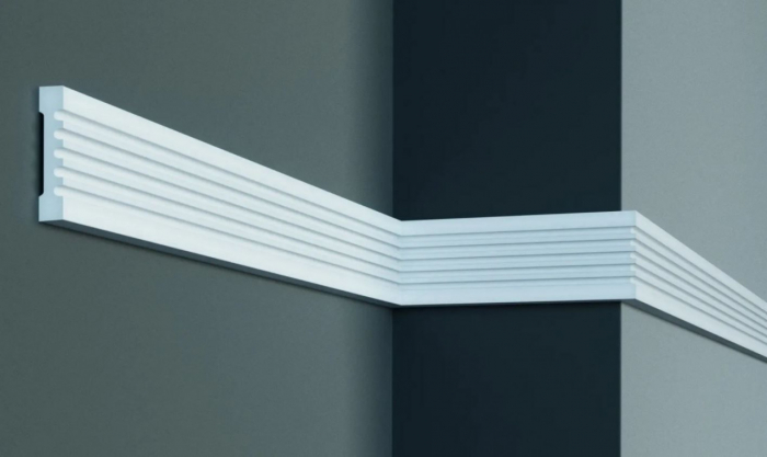 Brau decorativ din poliuretan Flexibil CR779F - 7.6x2x200 cm [1]