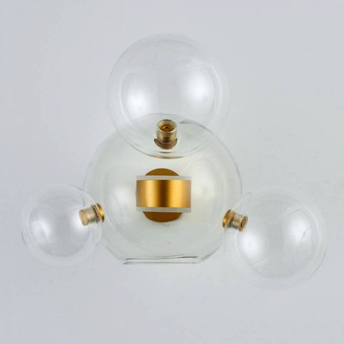 BUBBLES ST-0801W-3+1 lampă de perete aurie Step In Design [3]
