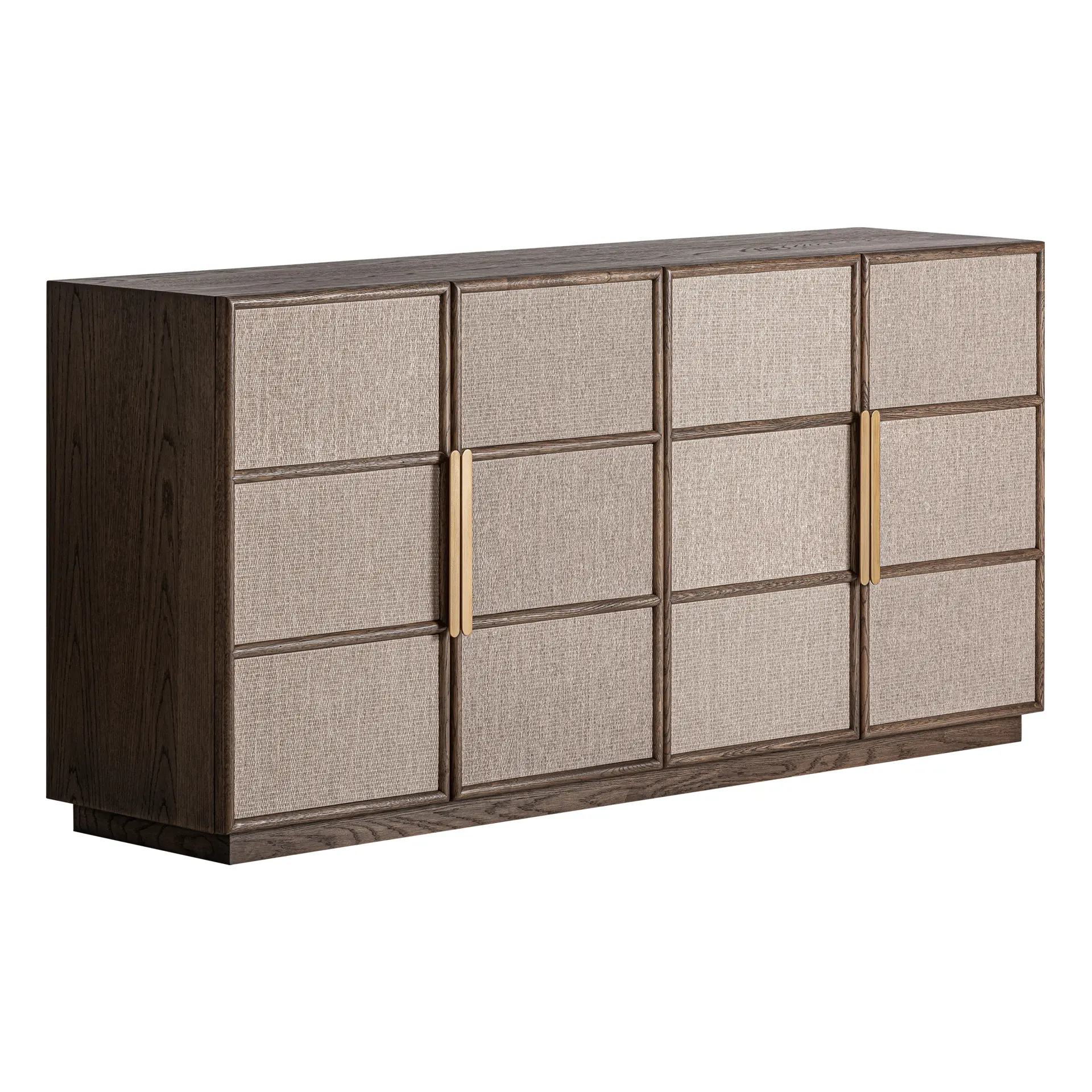 Bufet 180x45x86 cm, Poliester și Fier Nuc - VicalHome VicalHome 38856 [2]