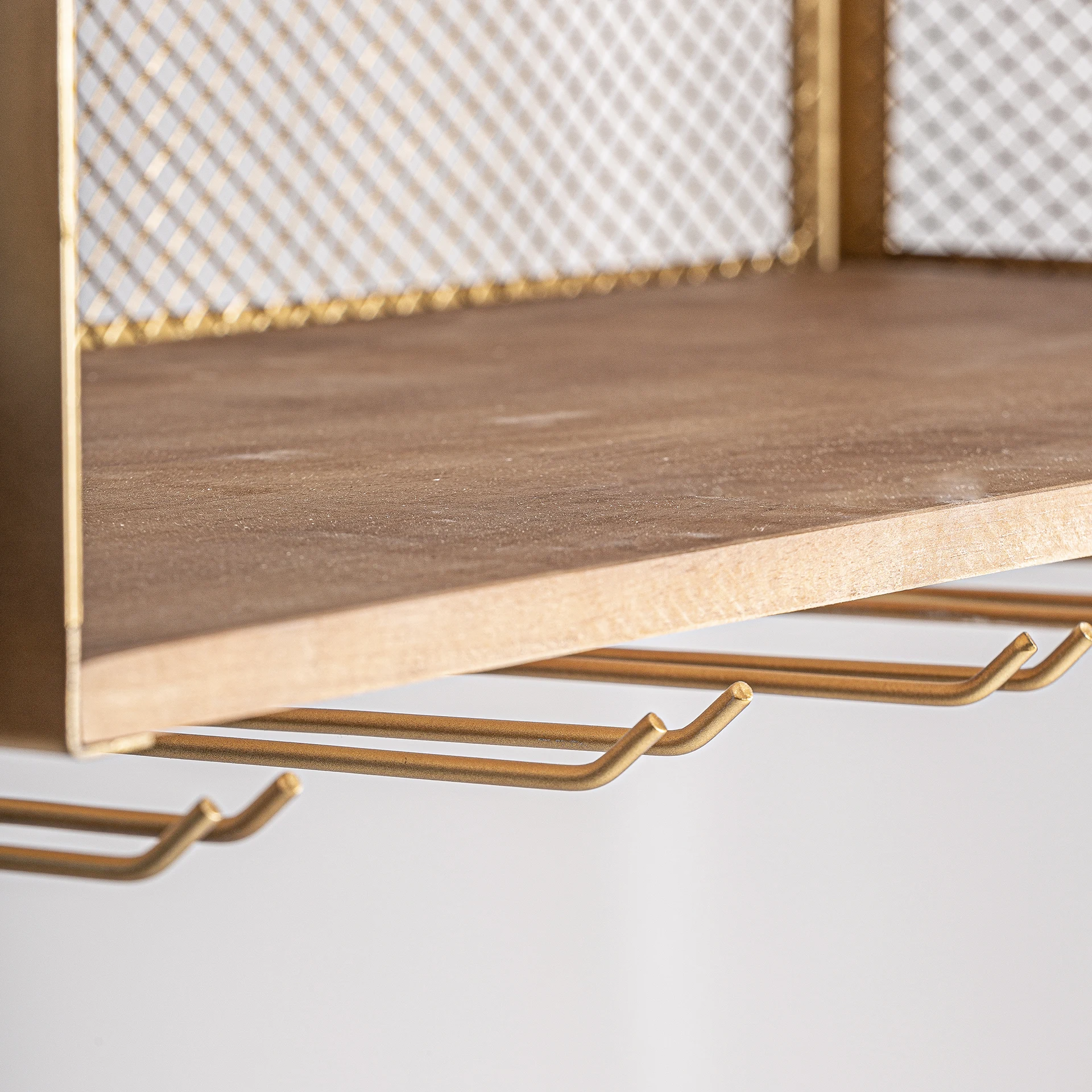 Bufet de Bar Alleghe, Auriu, 80x35x50 cm, Stil Art Deco - VicalHome 33749 [17]