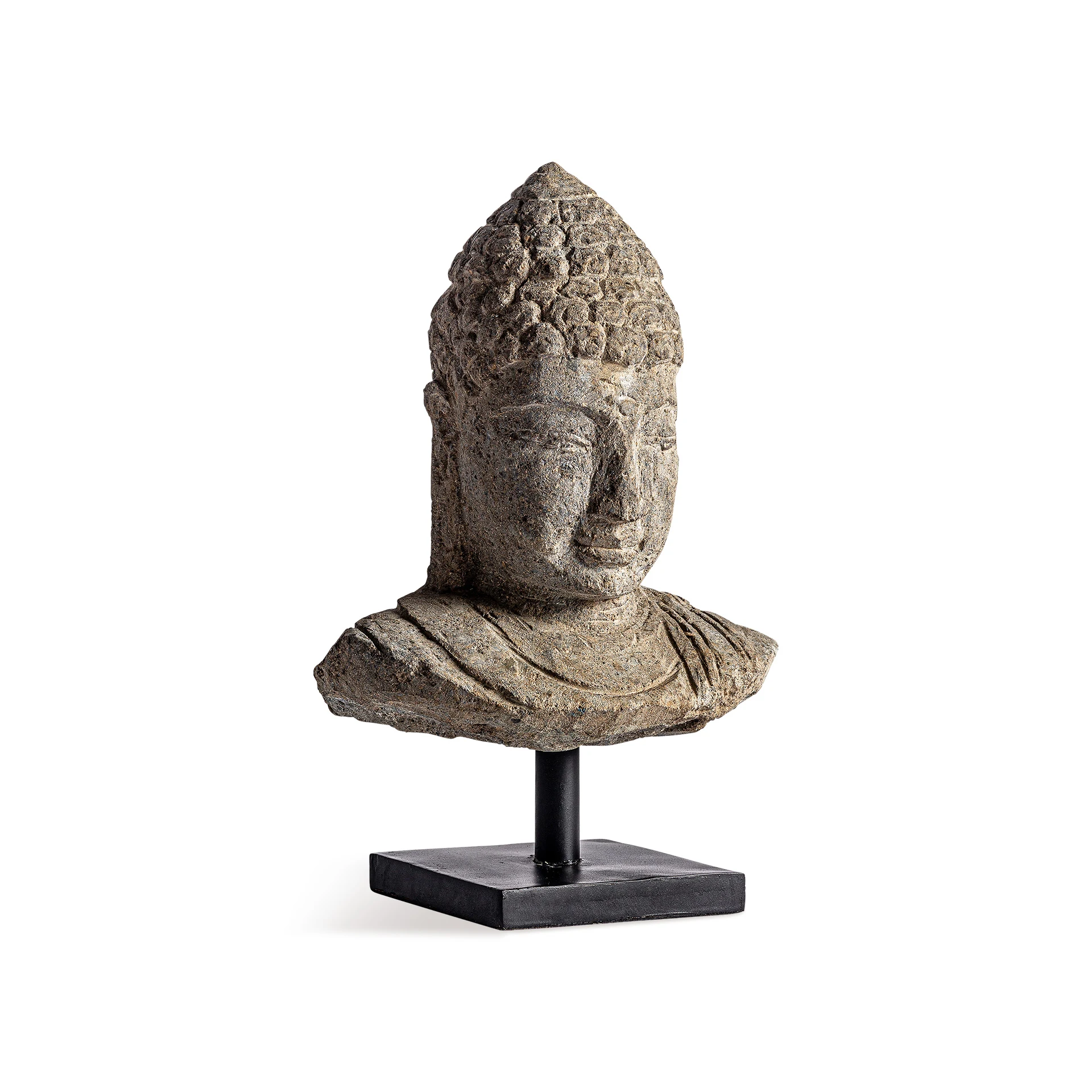 Sculptura Decorativa din Piatra, Maro, 21x12x33 cm - VicalHome 26080 [2]
