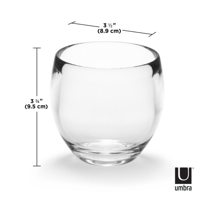 Cană pentru Baie Droplet, Acrilic Transparent - Umbra [6]