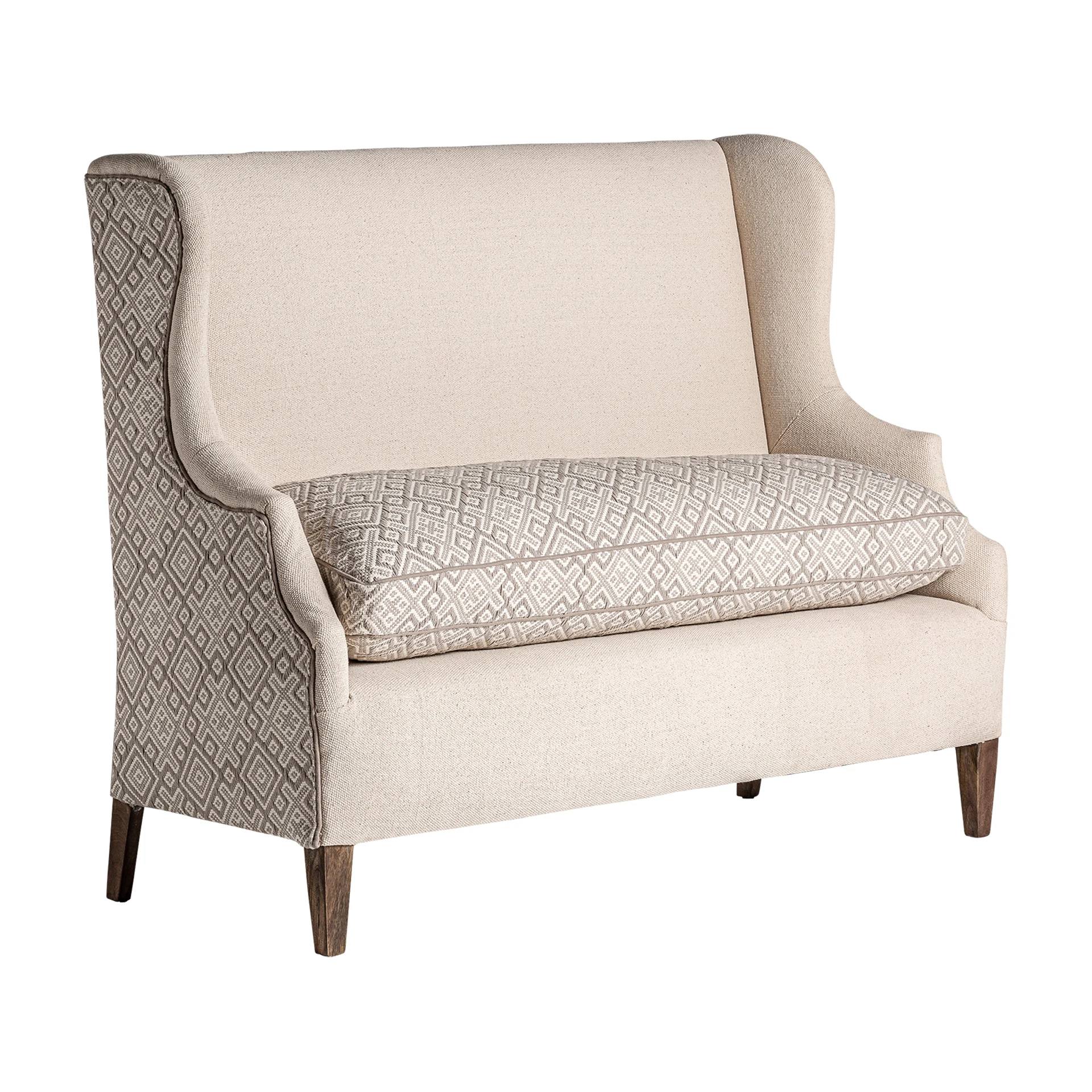 Canapea Bar Mutzig, Bej, 150x60x123 cm, Stil Colonial - VicalHome 32787 [9]