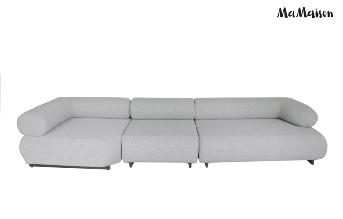 Canapea de Grădină Alexander 244x178x67 cm, Gri - MaMaison [2]