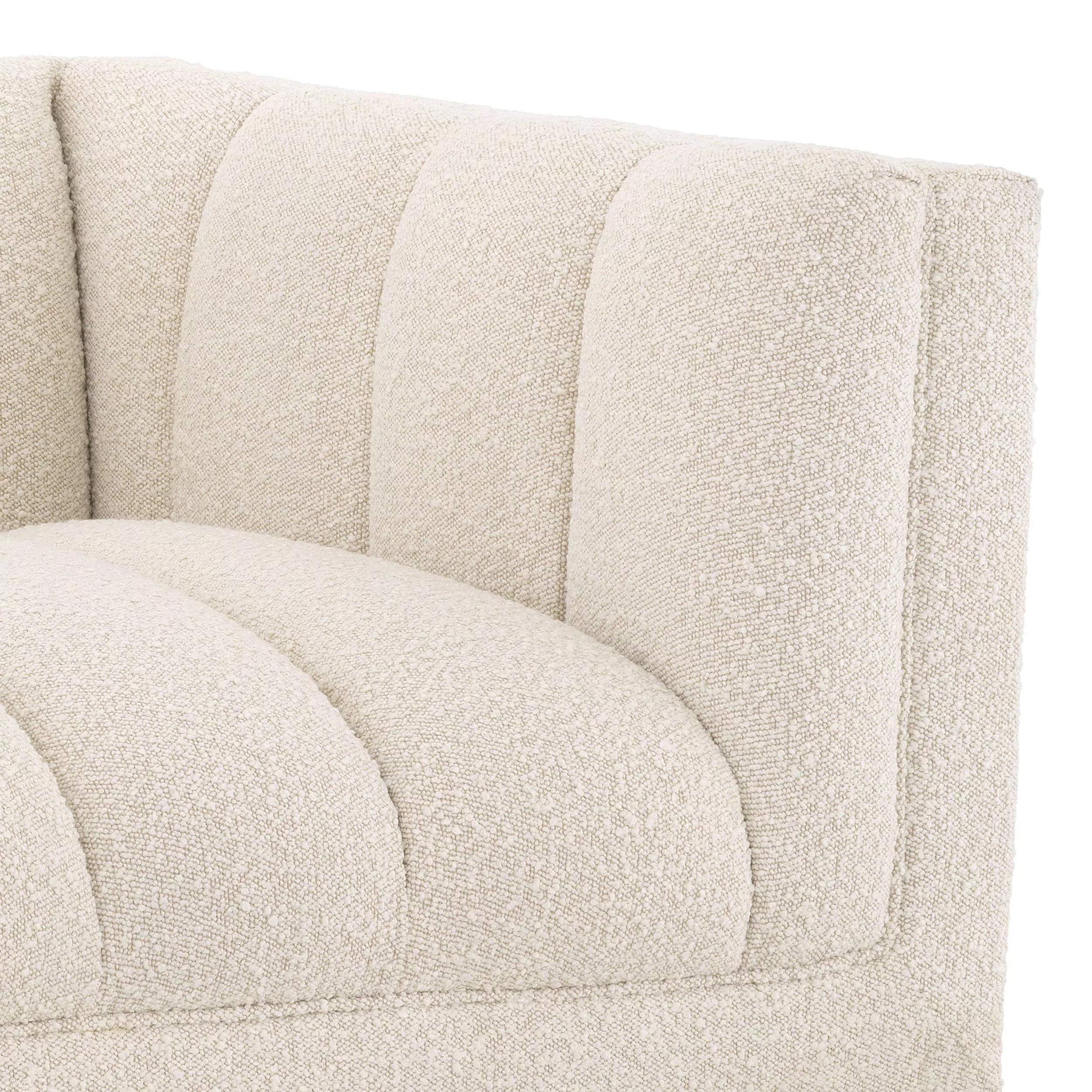   Canapea de lounge Ditmar stânga bouclé crem 115528 EICHHOLTZ [10]