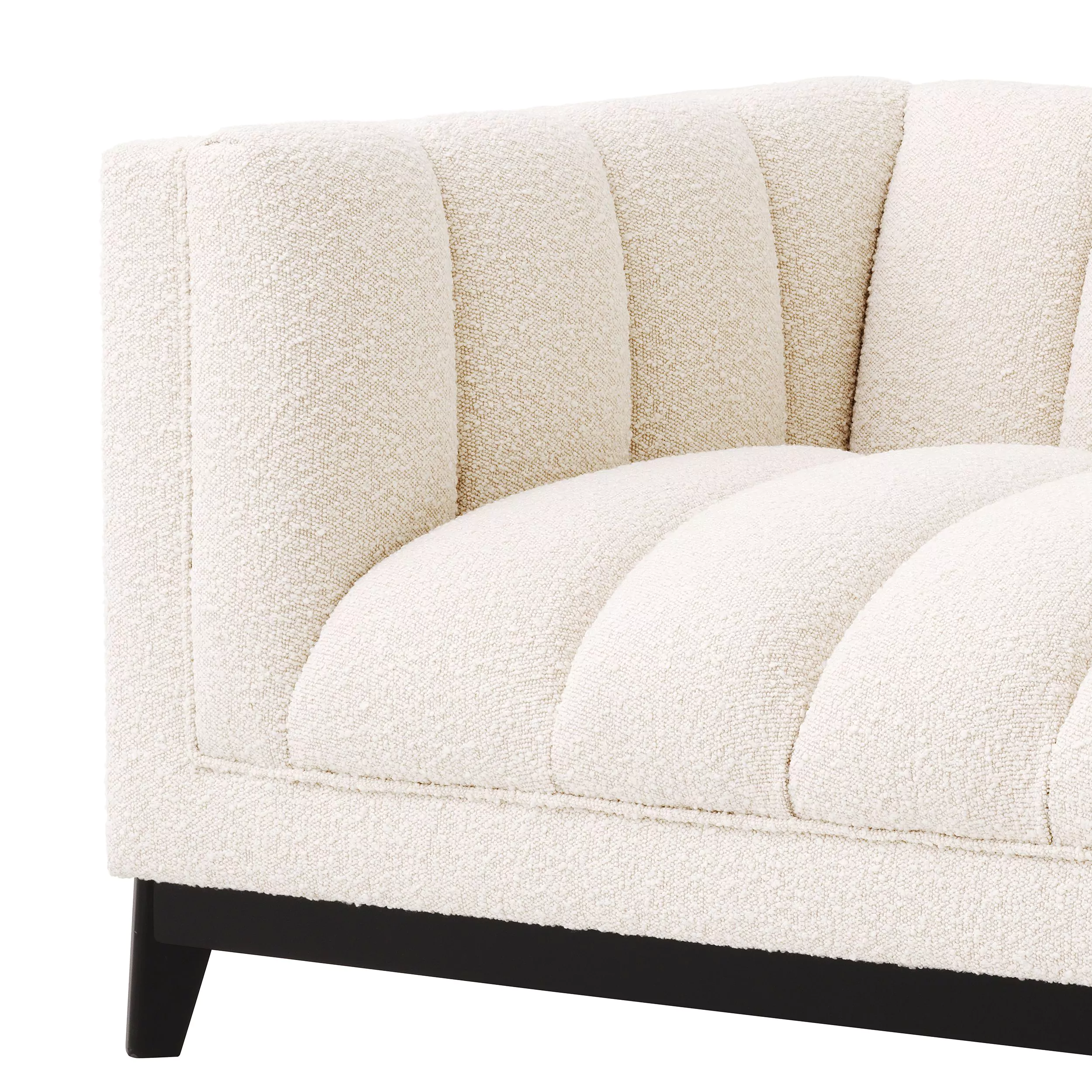   Canapea de lounge Ditmar stânga bouclé crem 115528 EICHHOLTZ [5]
