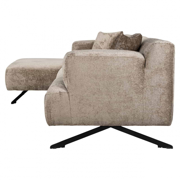 Canapea Donovan 3 locuri + lounge stânga (Bergen 104 taupe chenille), S5138 TAUPE CHENILLE - Richmond Interiors [2]