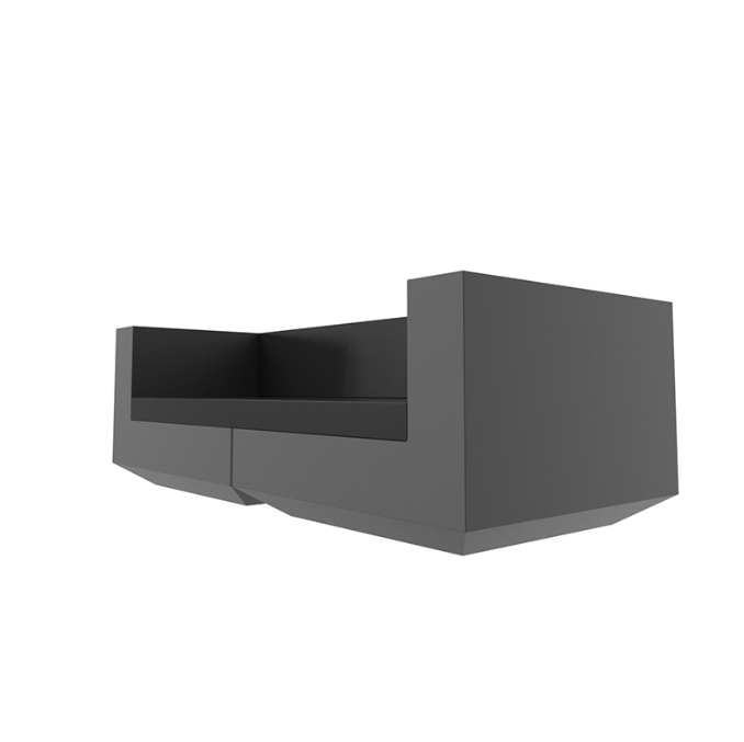 Canapea dreapta exterior cu/fara iluminare LED Vela 220x100x72 cm, diverse finisaje, 54170 - Vondom [3]
