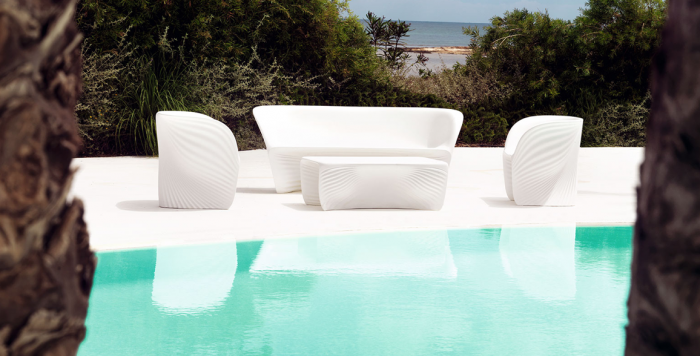 Canapea exterior iluminare LED Biophilia, diverse finisaje, 190x66x76 cm, design modern, 59003 - Vondom [7]