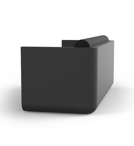 Canapea exterior iluminare LED Ulm 200x82x72 cm, rasina din polietilena, design modern, 54135 - Vondom [3]