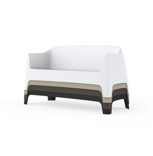 Canapea exterior Solid 180x80x80 cm, polipropilena, diverse culori, 55022 - Vondom [4]