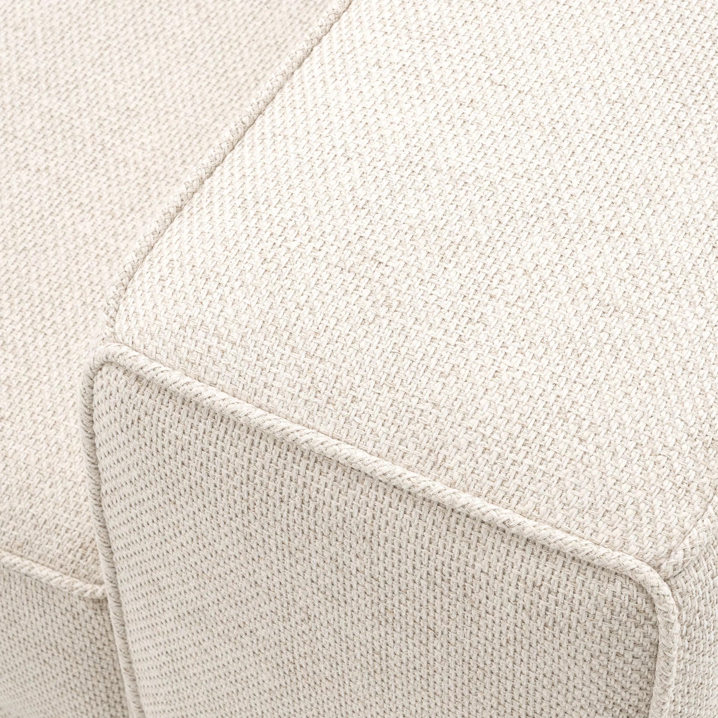 Canapea Grasso, Crem 284x114 cm, picioare neagre, cu lemn de pin si arcuri metalice | Eichholtz - 115134 [6]