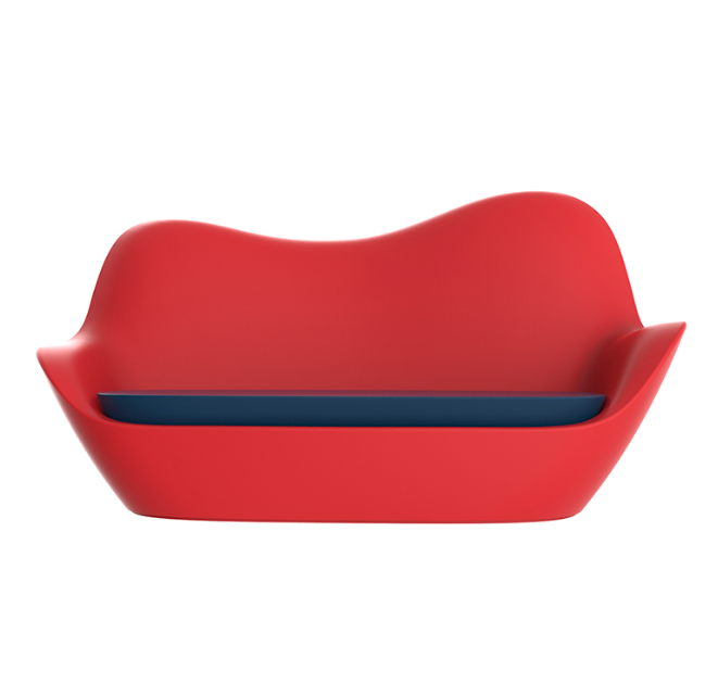 Canapea moderna exterior iluminare LED Sabinas 206x91x104 cm, polipropilena, diverse culori, 45009 - Vondom [4]