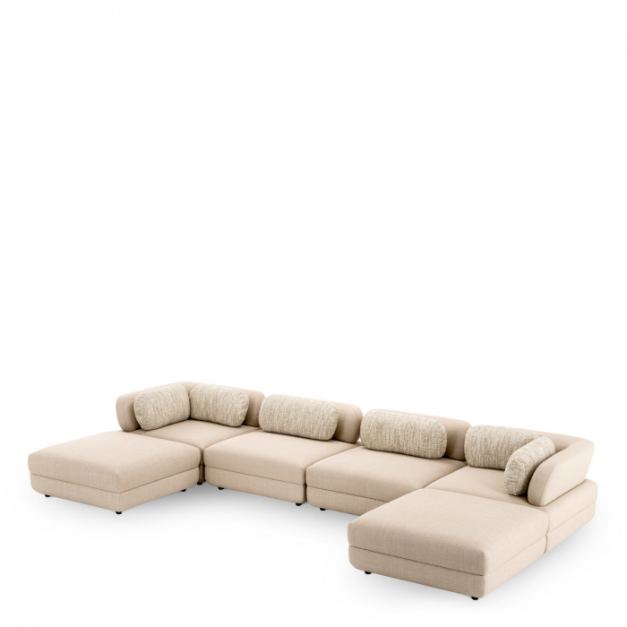   Canapea modulară Paulo scalea sand - Ottoman 118867 EICHHOLTZ [12]