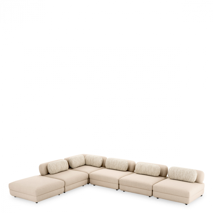   Canapea modulară Paulo scalea sand sonata crem - Mijloc 118869 EICHHOLTZ [1]