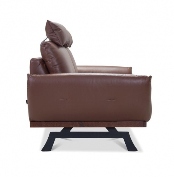 Canapea Nicea 188 cm 2 locuri, tapiterie personalizabila, picioare metalice , NICEA SIMPLE 2(150) A1 - Gala Collezione [6]