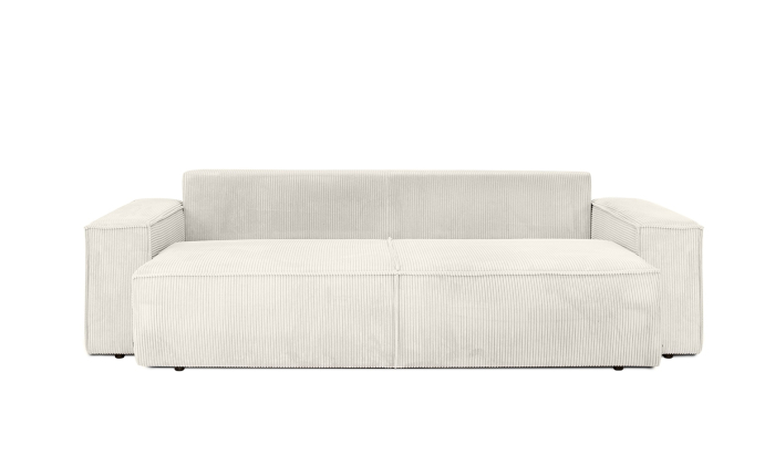 Canapea Pillow 255x102x90 cm, Țesătură Sztruksowa Poso 38 Bej Deschis - King Home [3]