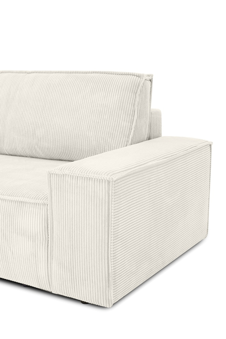 Canapea Pillow 255x102x90 cm, Țesătură Sztruksowa Poso 38 Bej Deschis - King Home [8]