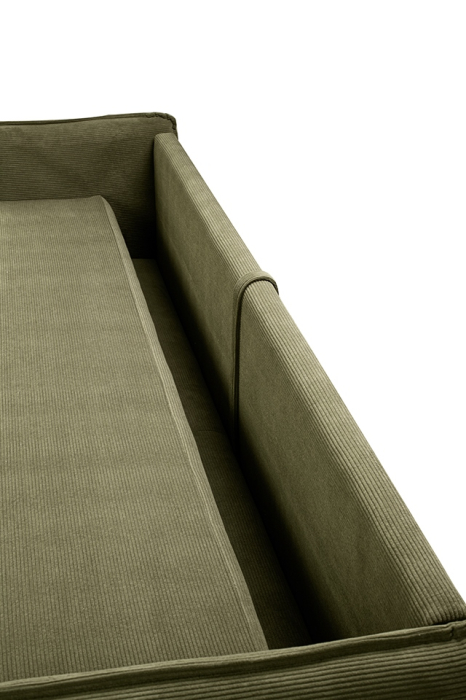 Canapea Sense Slim 230x103x82 cm, Țesătură Sztruksowa Bej Deschis - King Home [7]