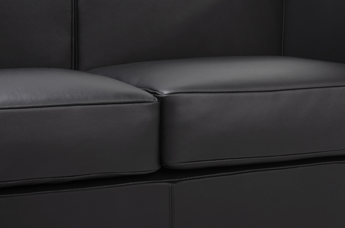 Canapea Soft Lc2 180x70x70 cm, Metal Negru - King Home [5]