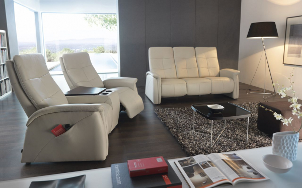 Canapea Tivoli 205 cm cu bar si functie recliner, tapiterie personalizabila , TIVOLI COMB A1 - Gala Collezione [4]