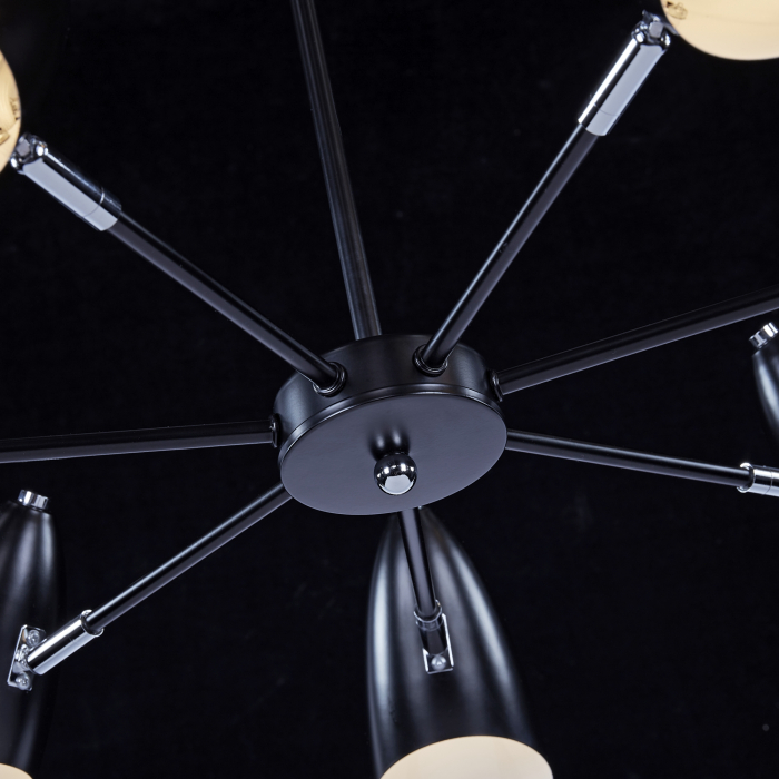 Candelabru Aida MOD033PL-07B, 7xE14, neagra, IP20, Maytoni [3]