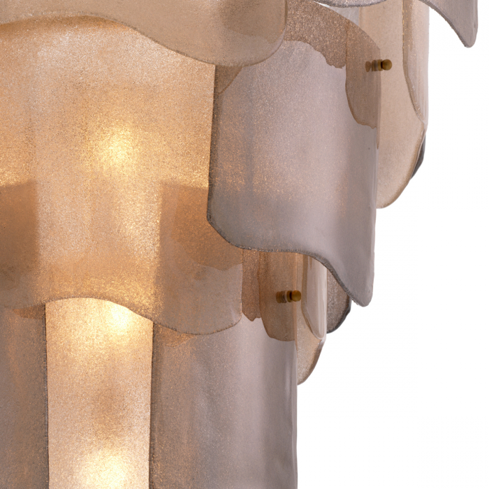   Candelabru Asinara L finisaj bronz antic sticlă fumurie 118515 EICHHOLTZ [5]