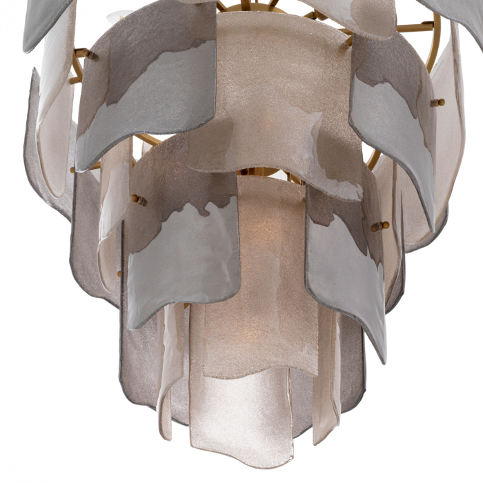   Candelabru Asinara L finisaj bronz antic sticlă fumurie 118515 EICHHOLTZ [4]