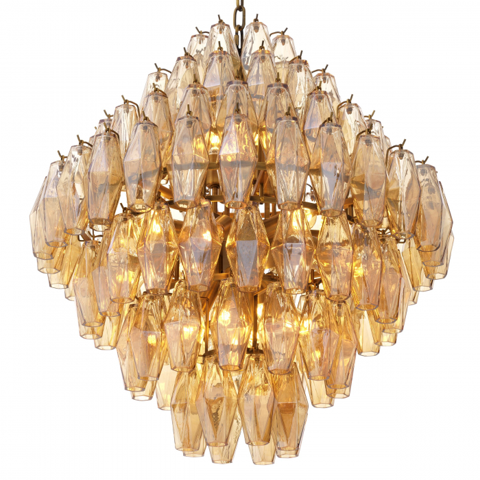   Candelabru Benini L finisaj din alamă antică 115170 EICHHOLTZ [4]