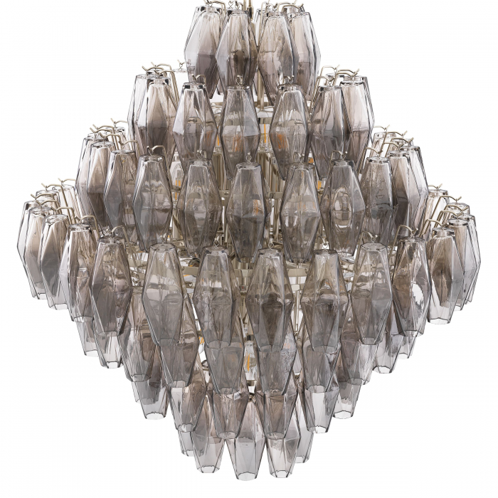   Candelabru Benini L finisaj nichel sticlă fumurie 115533 EICHHOLTZ [5]