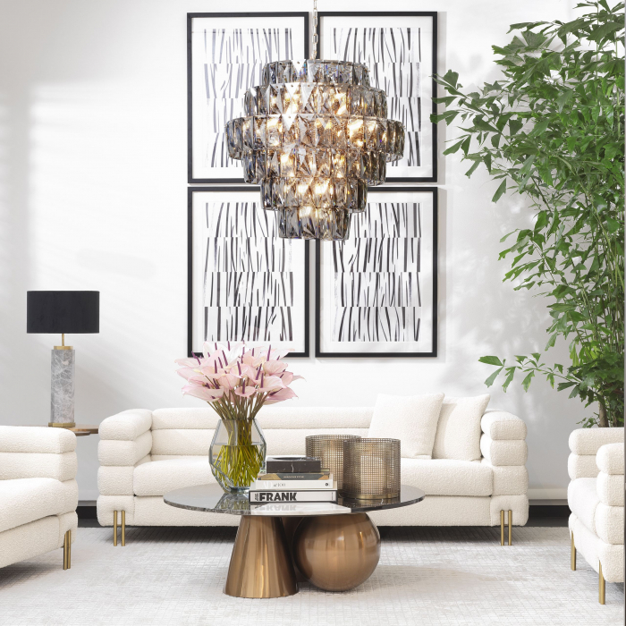   Candelabru Amazone L sticlă fumurie 113977 EICHHOLTZ [8]