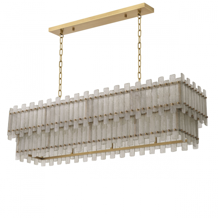   Candelabru Caprera rectangular finisaj din alamă antică 115819 EICHHOLTZ [2]