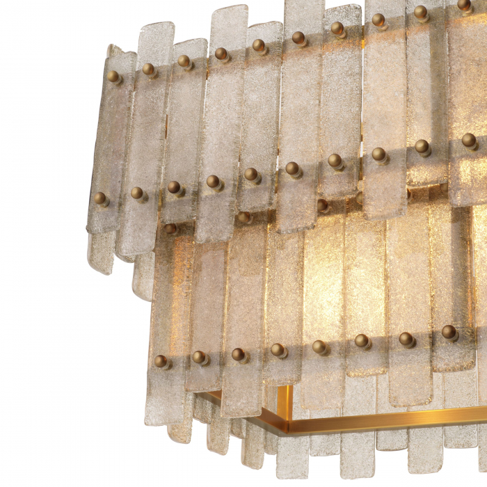   Candelabru Caprera rectangular finisaj din alamă antică 115819 EICHHOLTZ [5]