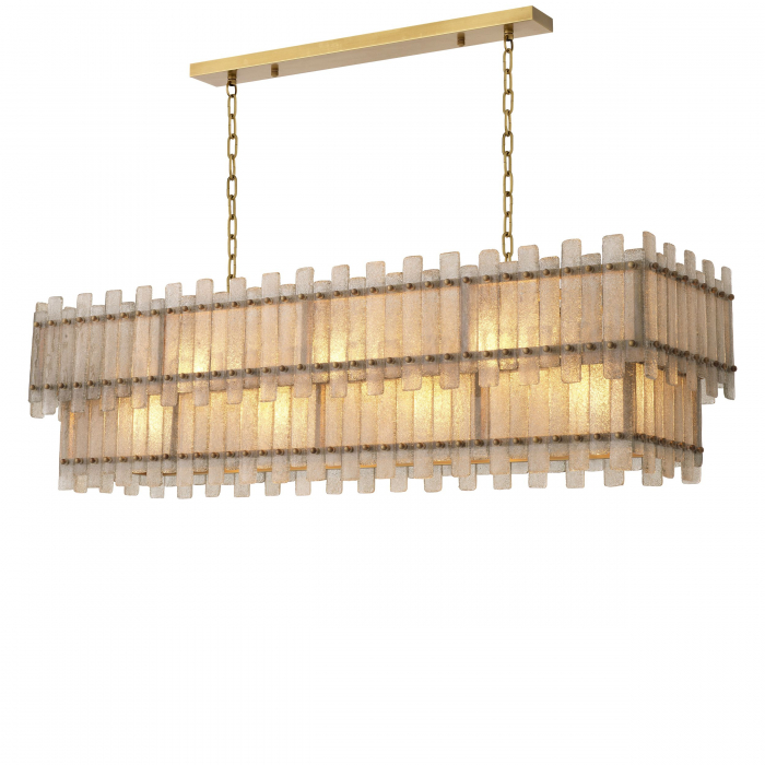   Candelabru Caprera rectangular finisaj din alamă antică 115819 EICHHOLTZ [3]