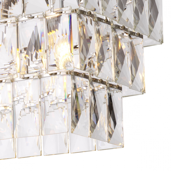   Candelabru Amazone dreptunghiular cu sticlă de cristal clar 115384 EICHHOLTZ [4]