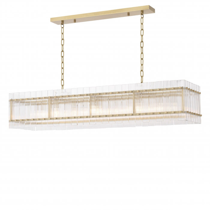   Candelabru Ruby rectangular finisaj din alamă antică 114386 EICHHOLTZ [3]