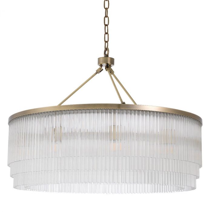   Candelabru Hector L finisaj din alamă periată ușoară 114378 EICHHOLTZ [3]