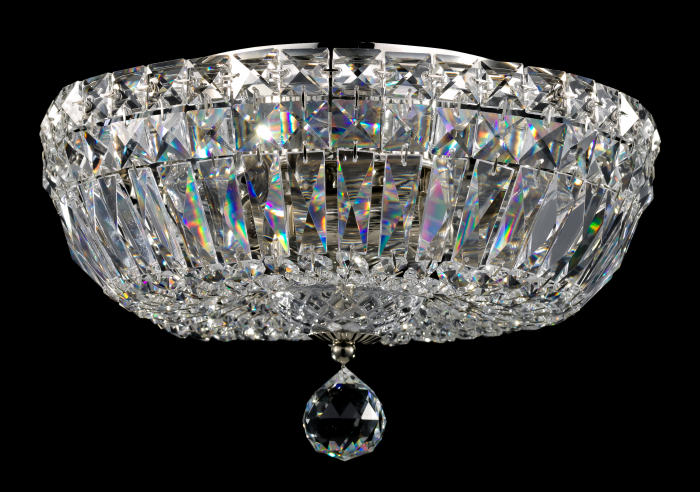 Candelabru Basfor DIA100-CL-03-N, 3xE14, nichel+transparent, IP20, Maytoni [3]