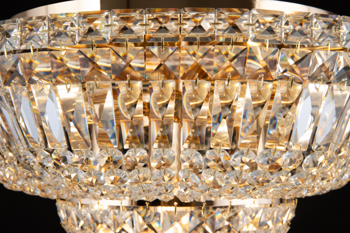 Candelabru Basfor DIA100-CL-12-G, 12xE14, auriu+transparent, IP20, Maytoni [5]