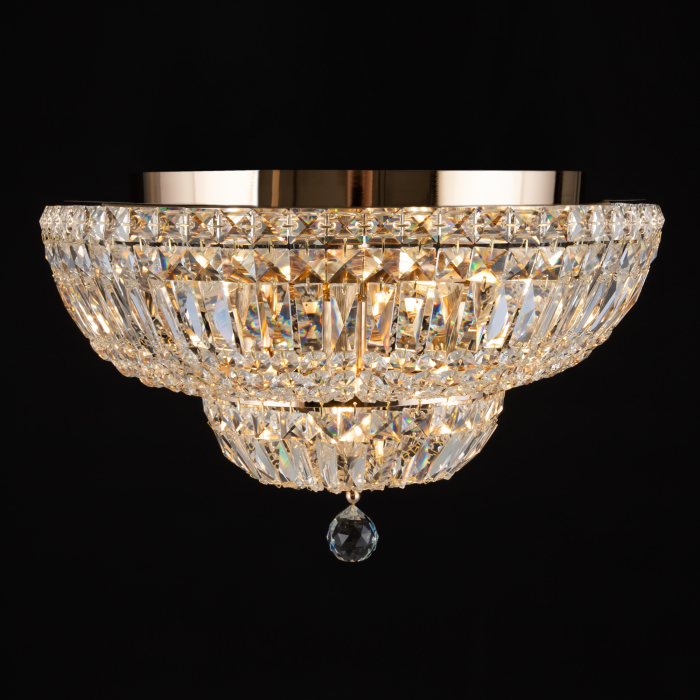 Candelabru Basfor DIA100-CL-12-G, 12xE14, auriu+transparent, IP20, Maytoni [2]